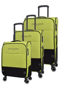 چمدان و ساک سبز مردانه زنانه پارچه لوکس Ultra Light 3 Set PC8200 Pierre Cardin