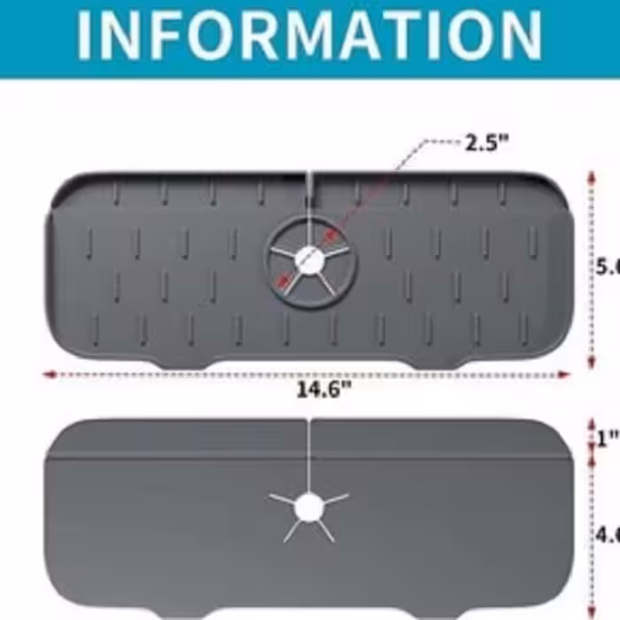 آبگیر دور شیر سیلیکونی مناسب برای تمامی سینک ها