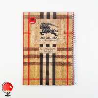 دفتر مشق 50 برگ سیمی مجلد طرح بربری آپادانا