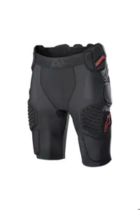 محافظ بالاتنه موتورسیکلت قرمز BIONIC PRO SHORTS PROTECTION HIP سیاه Alpinestars