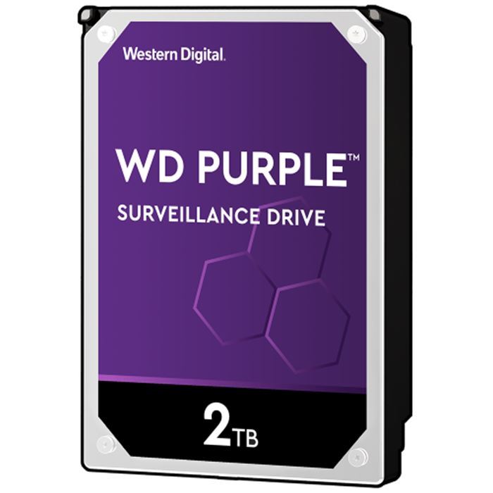 هارد دیسک اینترنال وسترن دیجیتال سری Purple WD20PURX با ظرفیت 2 ترابايت