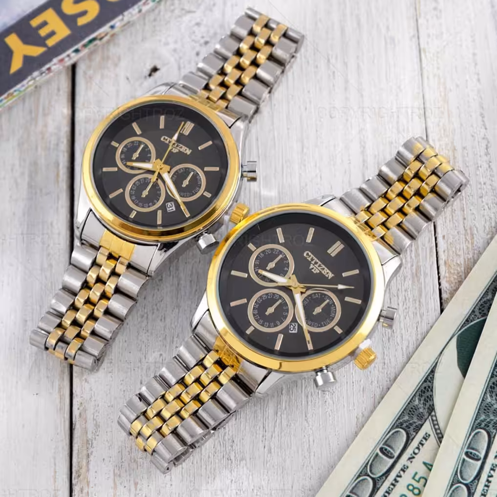 ست ساعت مچی سیتیزن vip 1333 با جعبه و باطری اضافه 