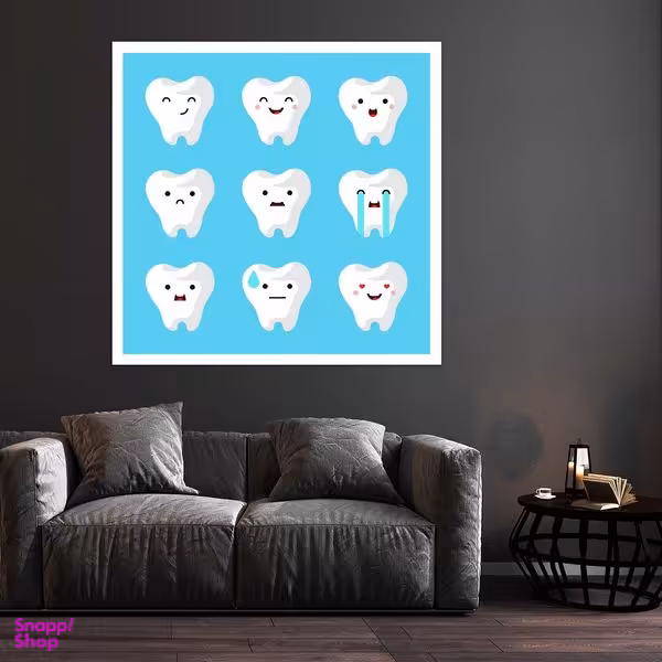 تابلو بکلیت طرح بهداشت دندان مدل قاب شاسی W-S10125