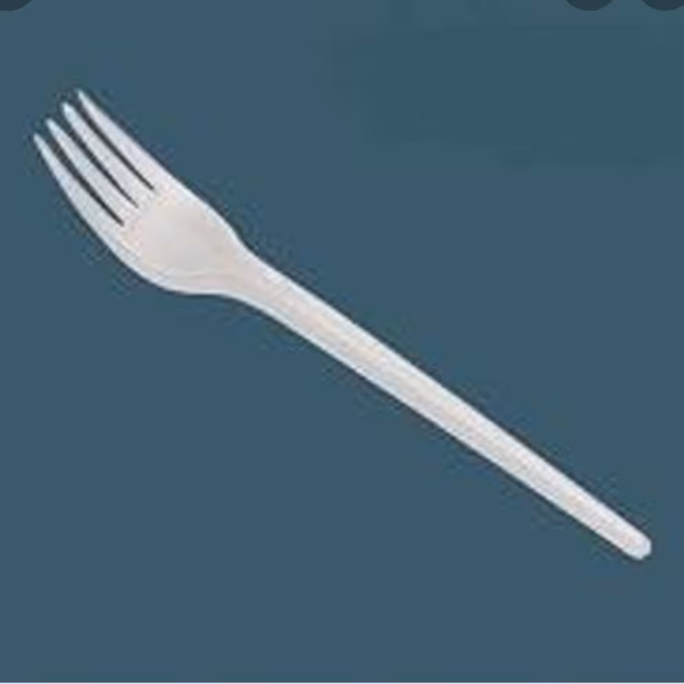 چنگال یکبار مصرف سفید 1000 عددی