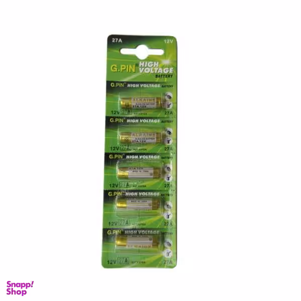 باتری 27A کد 010 بسته 5 عددی