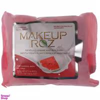 دستمال مرطوب میکاپ رز (Makeup Roz) مدل Watermelon بسته 25 عددی