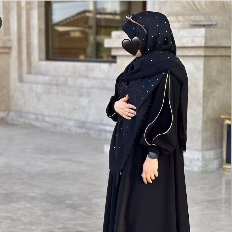 عبای مغزی دوزی ساده ترین و شیک ترین عبا آستین های فوق العاده شیک