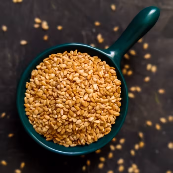 کنجد بوداده 500 گرمی فروشگاه کنجد