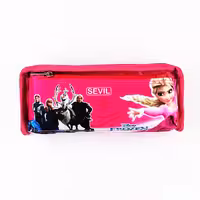 جامدادی پارچه ای رنگ صورتی برند سویل ساخت ایران