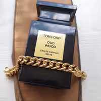 دستبند استیل کارتیر طلایی پهن مردانه و زنانه گالری شارونه مدل جانا