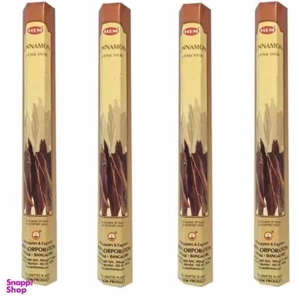 عود هم مدل دارچین کد Cinnamon04 مجموعه 4 عددی