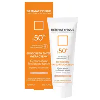 کرم ضد آفتاب رنگی SPF50 درماتیپیک مدل Hydra مناسب پوست خشک حجم 50 میل - رنگ بژ طبیعی (141717)