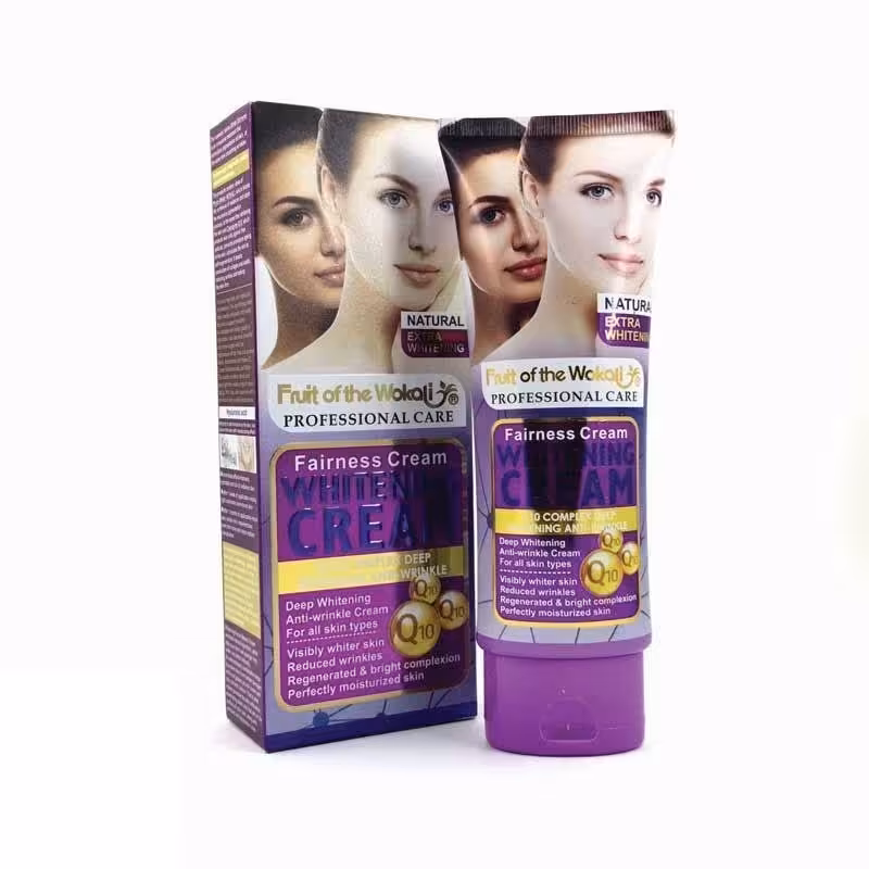 
کرم تیوپی صورت و بدن سفید کننده Q10 وکالی کد WKL531