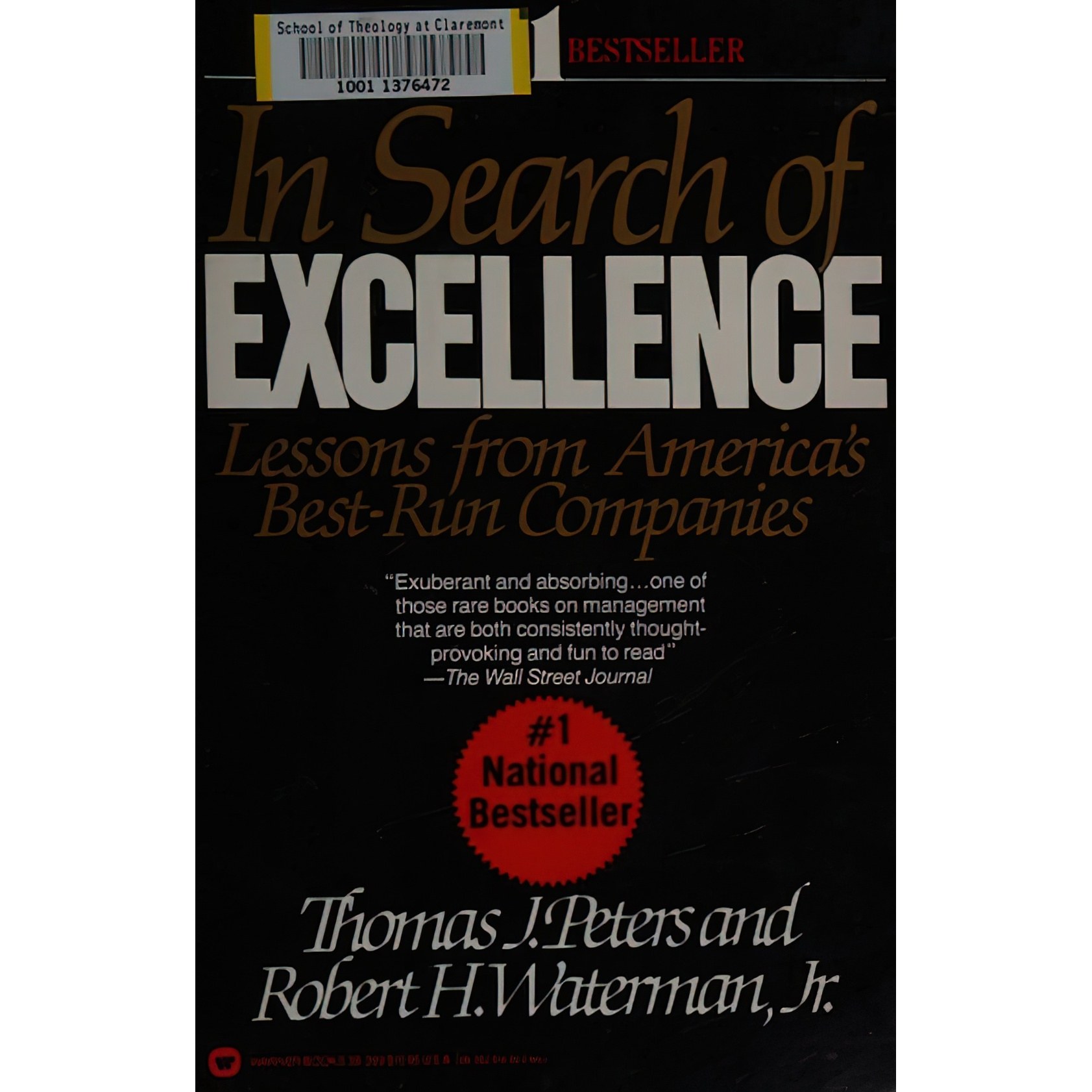 کتاب زبان اصلی In Search of Excellence اثر Tom Paters and Robert Waterman