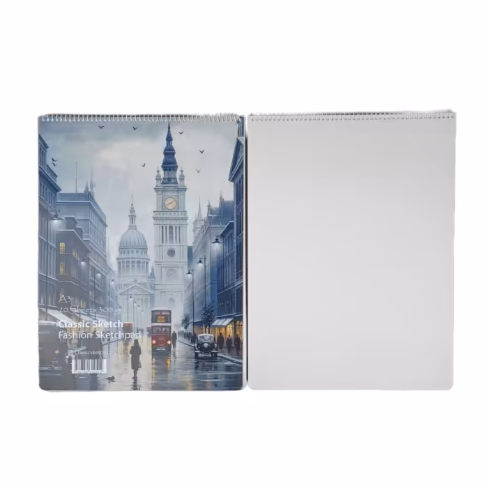 دفتر طراحی آبرنگ کلاسیک 300 گرم سایز A3