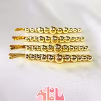 گیره مو طلایی 4عددی مدل GLD4 ماه فام