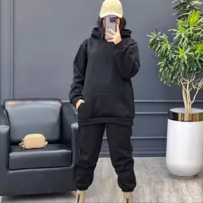 ست هودی شلوار دورس داخل کرکی نایکی