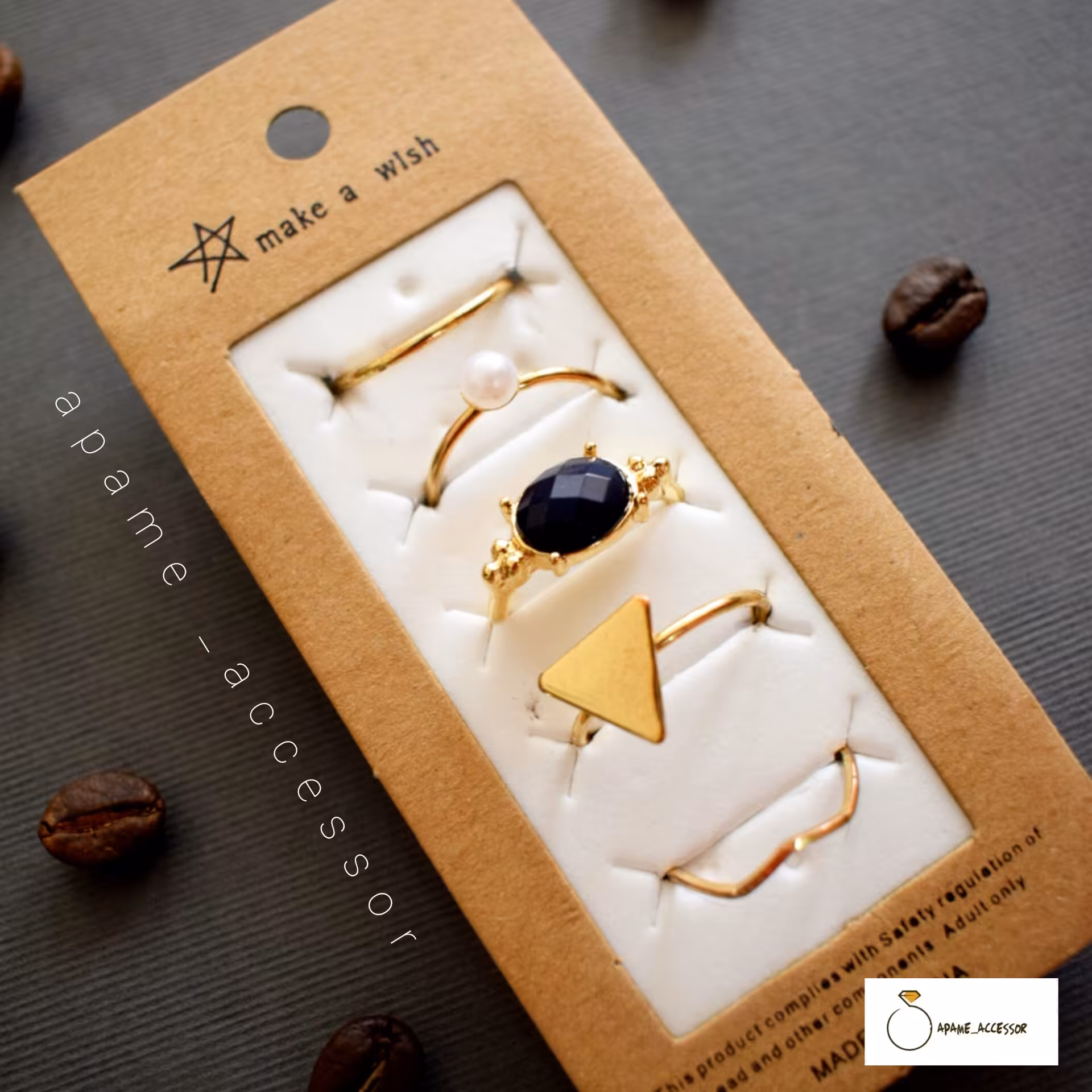 پک انگشتر  5عددی مراقبتی جذاب با تنوع در سایز های مختلف و مدل های زیبا