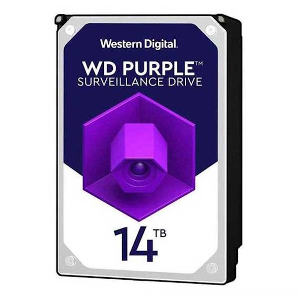 هارد دیسک اینترنال وسترن دیجیتال مدل Purple WD141PURP ظرفیت 14 ترابایت