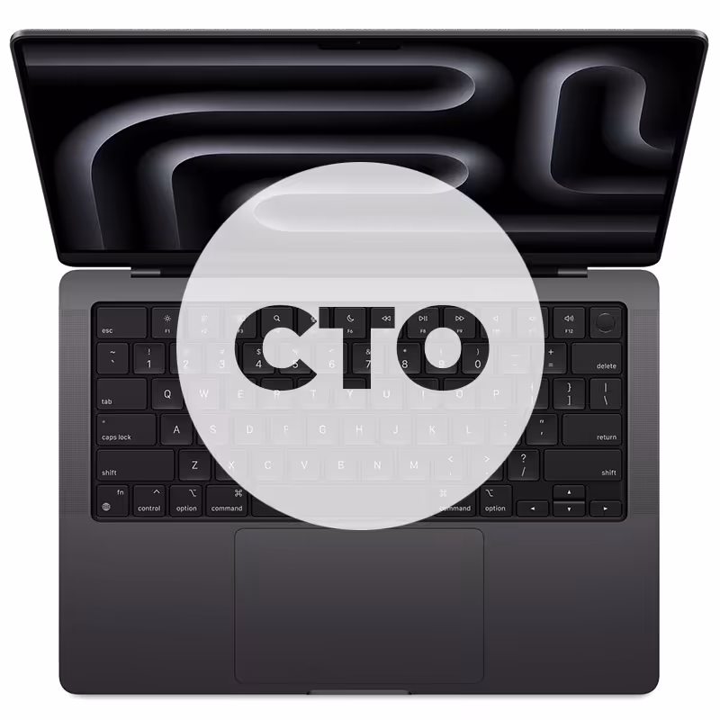 مک بوک پرو 14 اینچ M4 Pro کاستوم پردازنده 14core – 20core حافظه رم 24 گیگابایت ظرفیت 2 ترابایت SSD مشکی Z1FE000NM - Hiapple.ir