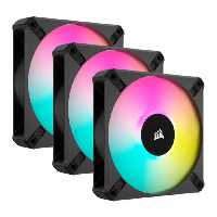 قیمت و خرید فن خنک کننده کیس کامپیوتر کورسیر مدل iCUE AF120 RGB ELITE Black 3-in-1 | یاس ارتباط