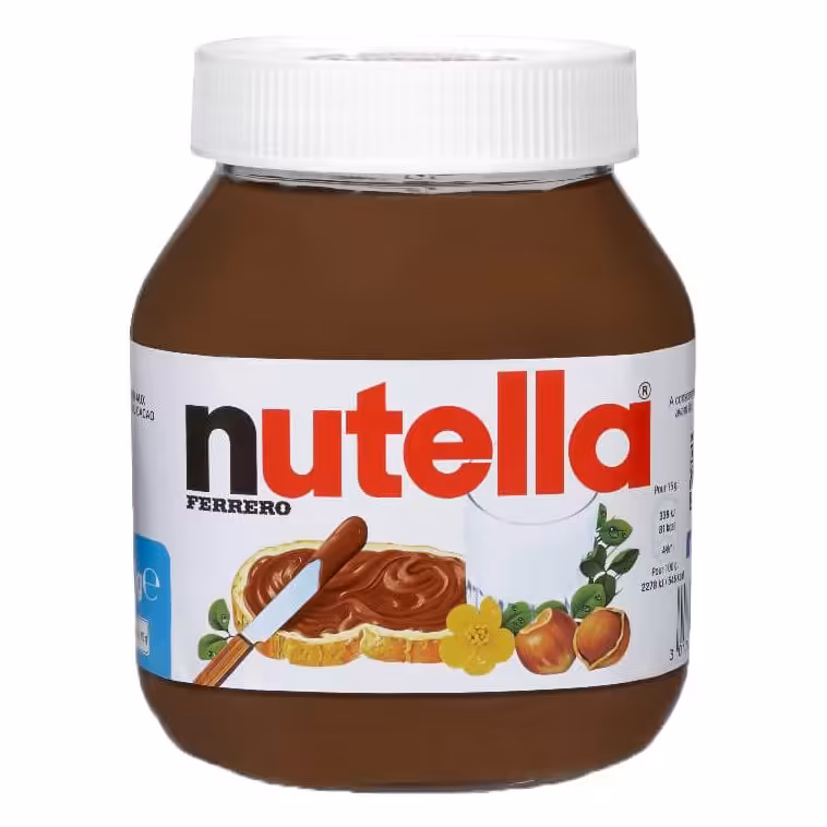شکلات صبحانه نوتلا فندگی nutella حجم 400 گرم