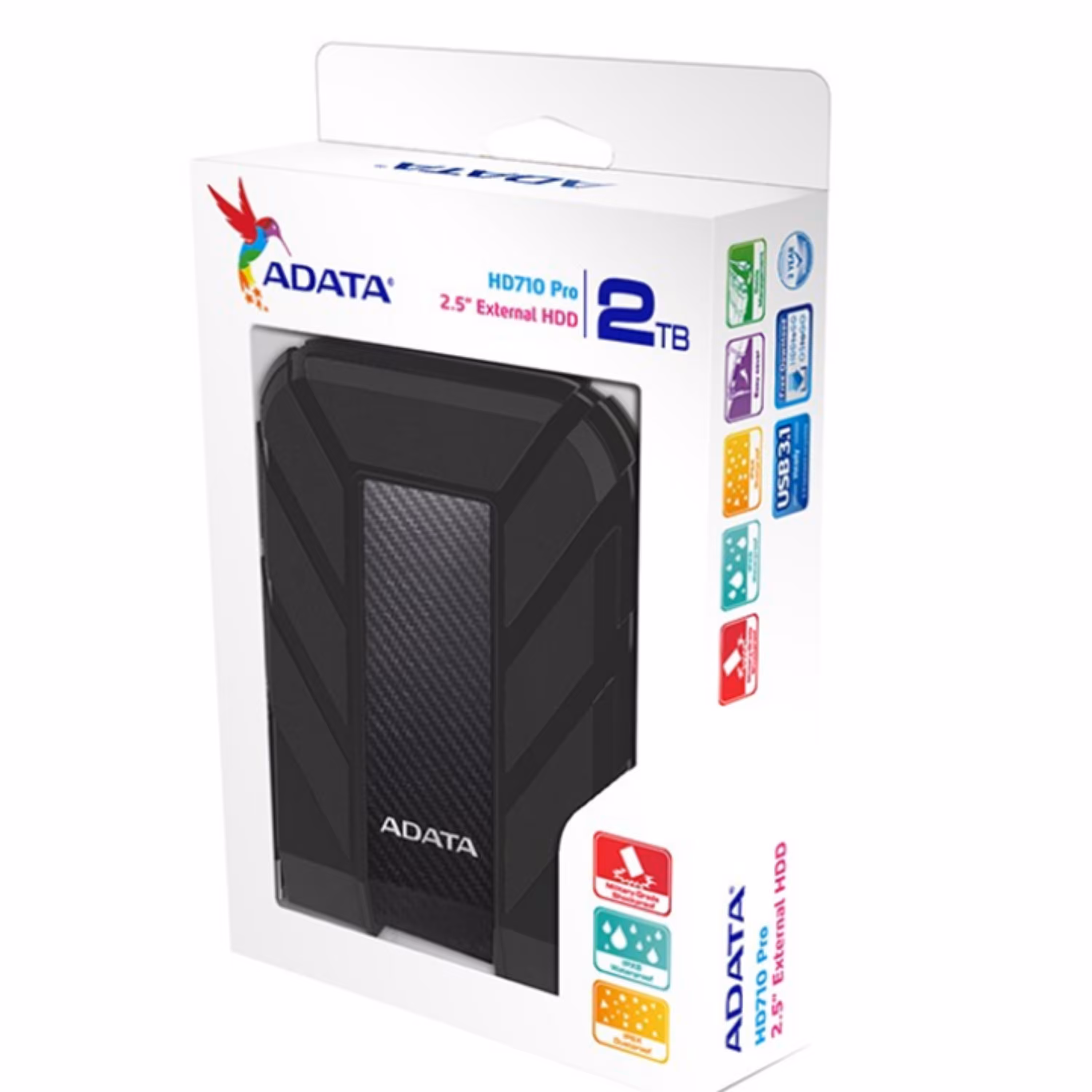 هارد اکسترنال 2TB HD710 PRO ای دیتا گارانتی 48 ماهه