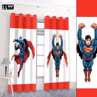 پرده تصویری طرح سوپرمن