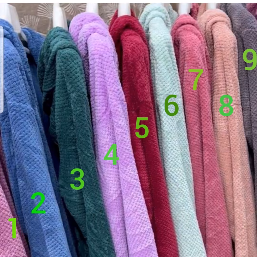 حوله تنپوش نانو طرح زنبوری ( حوله تن پوش نانو) مناسب برای افراد قدبلند با کیفیت و قیمت مناسب