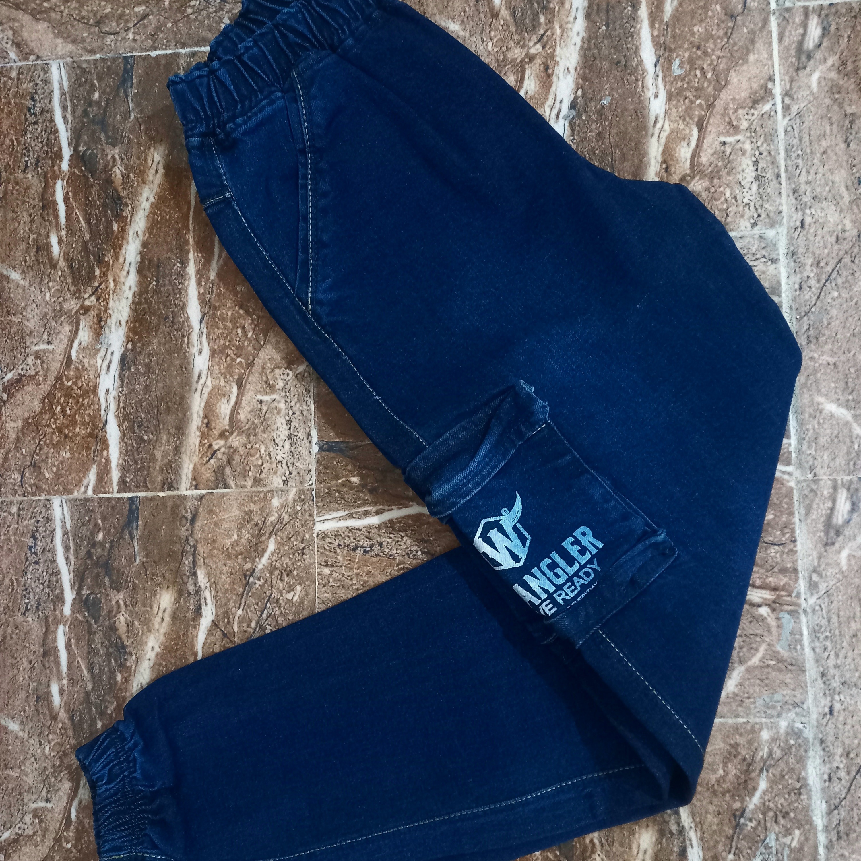 شلوار جین شیش جیب دمپا کش سایز 95