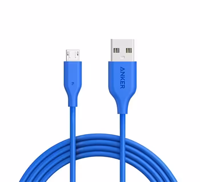 کابل شارژر و تبدیل Micro USB به USB انکر مدل A8133 طول 1.8 متر
