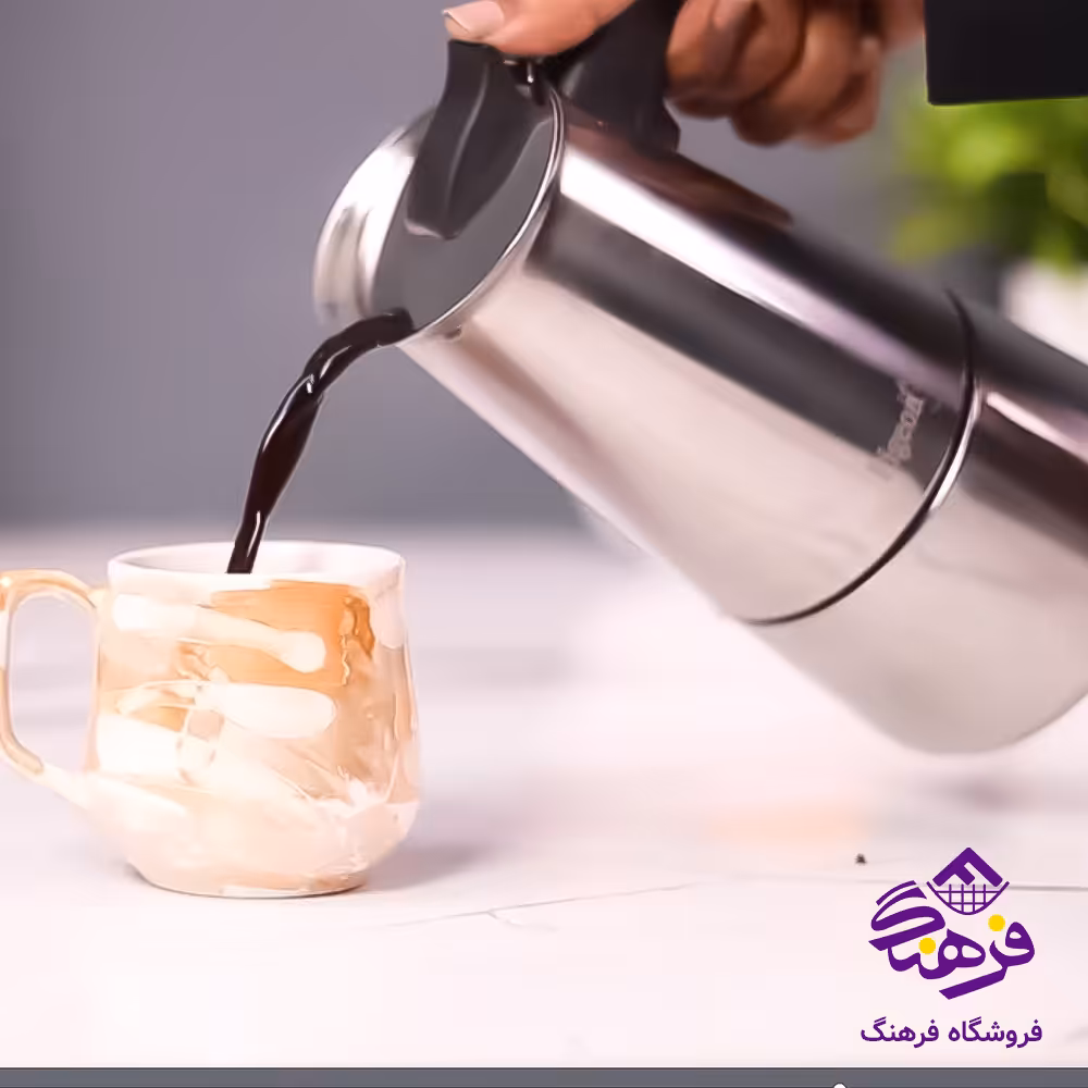 قهوه جوش استیل 4کاپ