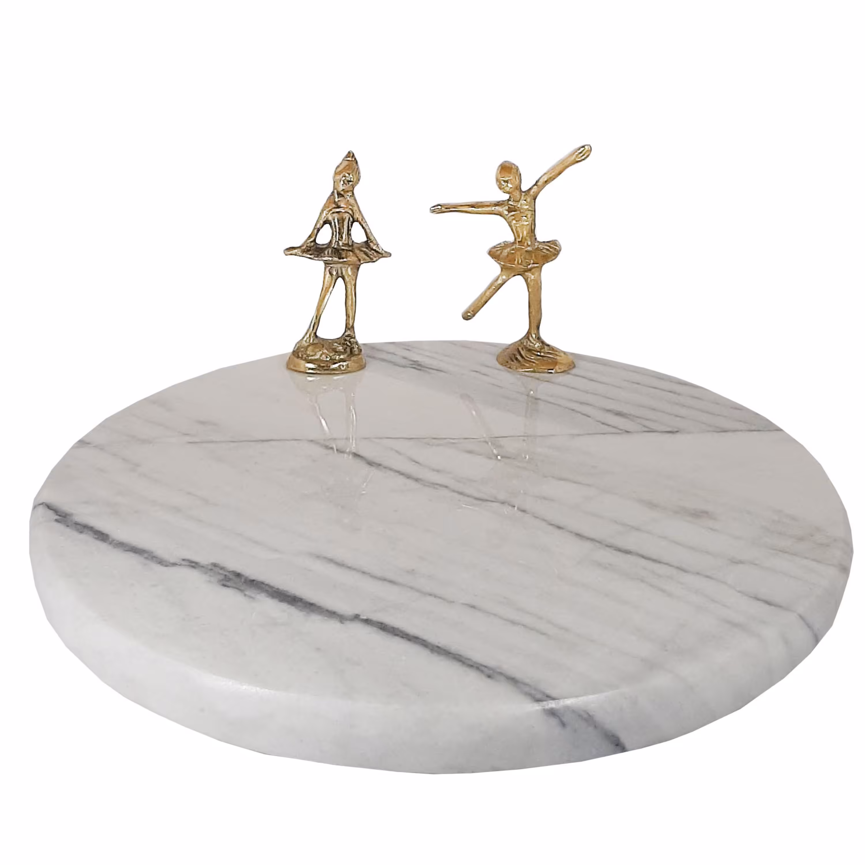 ظرف سرو سنگی به همراه مجسمه برنزی کد M1334