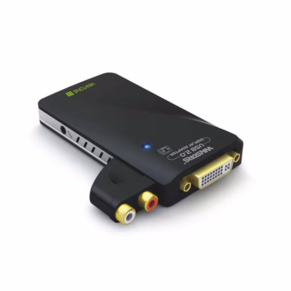 تبدیل تصویری USB2.0 به DVI/VGA/HDMI با کیفیت 1080P مدل FN-U2D103 فرانت