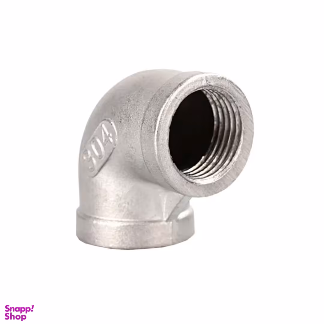 اتصال زانویی 90درجه گالوانیزه کد 001