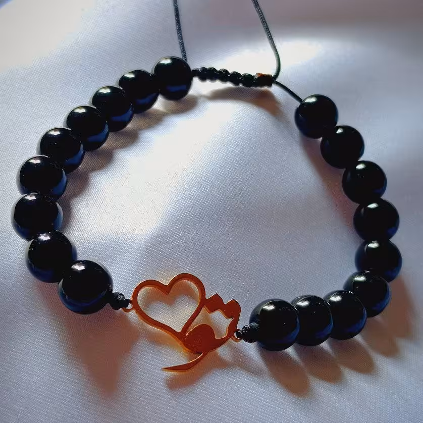 دستبند طرح (تو - قلب)