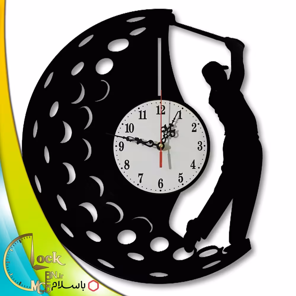 ساعت دیواری طرح گلف کد 1001