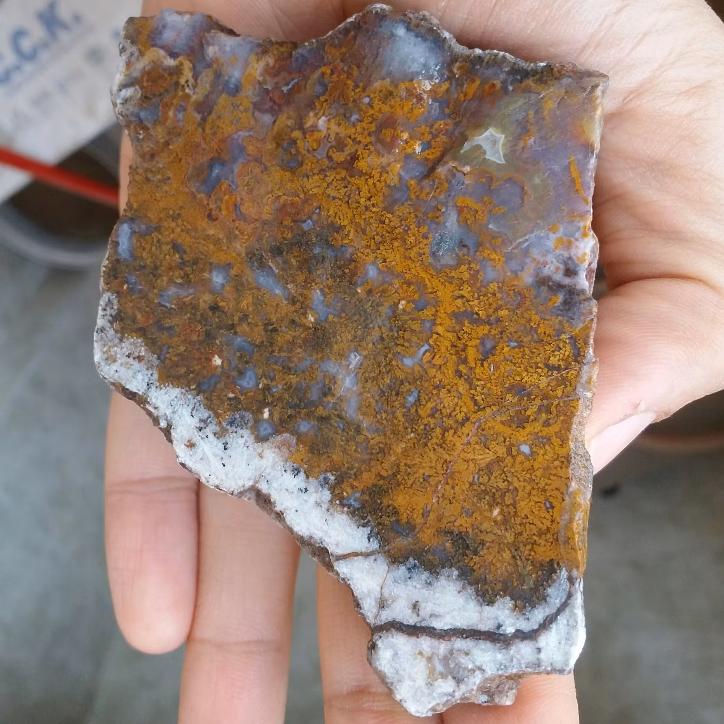 اسلایس سنگ راف شجر منظره 7رنگ 2طرفه بسیار دیدنی شاااااهکار خلقت کاملا طبیعی با قابلیت ساخت چندین نگین فوق قیمتی
