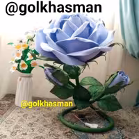 لوستر رومیزی گل فوم اباژوری