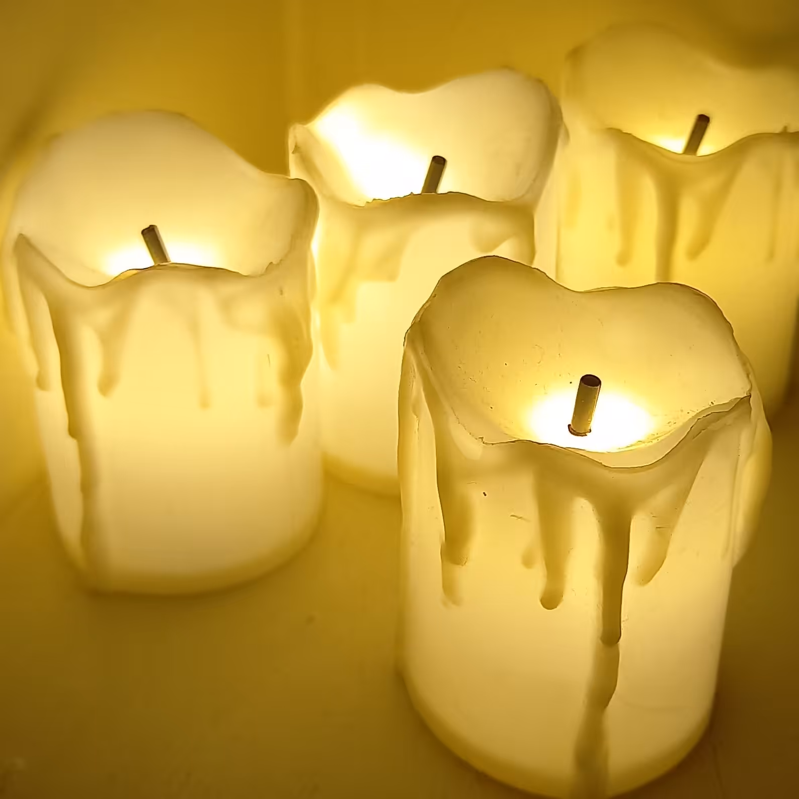 شمع وارمر ال ای دی  led باتری خور بسته 3 عددی