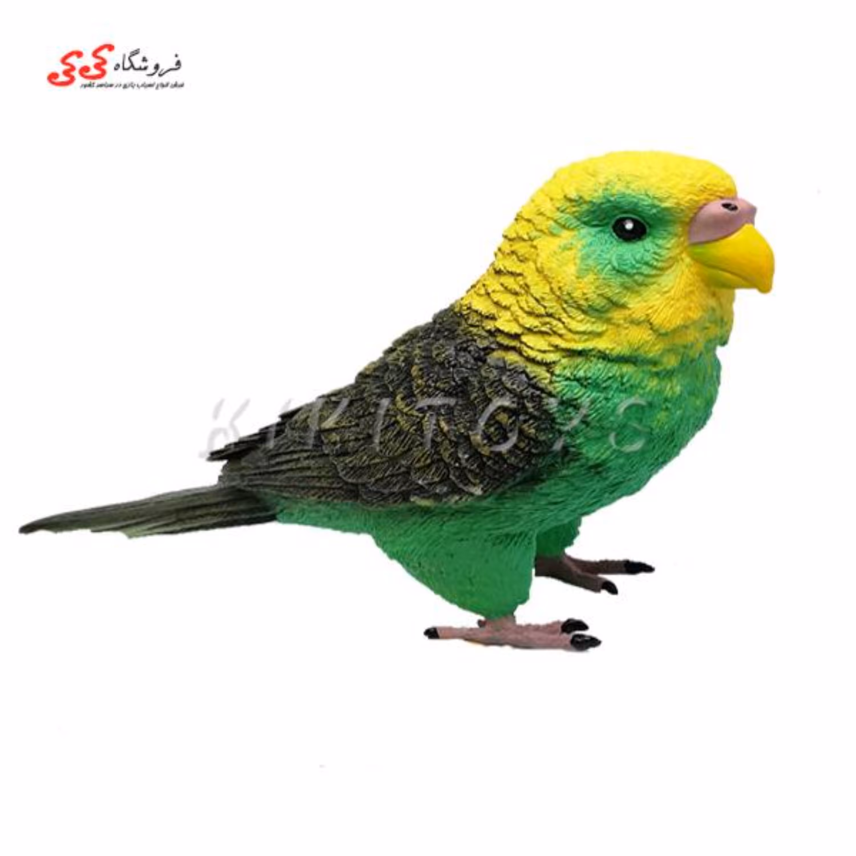 فیگور حیوانات مرغ عشق سبز Budgerigar 127-1077
