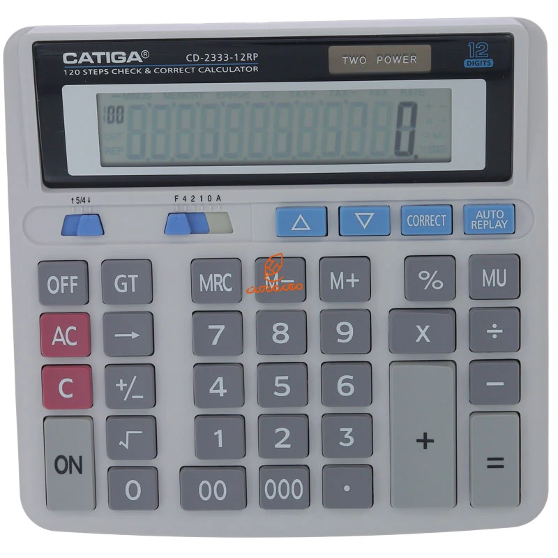 ماشین حساب رومیزی 12 رقم مدل CD-2333 کاتیگا CATIGA