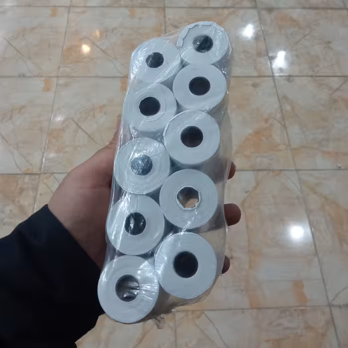 رول حرارتی دستگاه کارتخوان 18 متری درجه یک کارتن 200 عددی