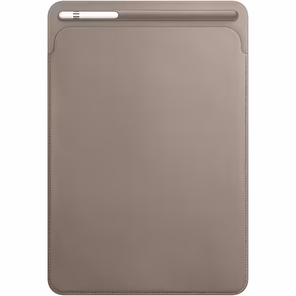 کاور آیپد پرو 10.5 اینچ چرم مدل Leather Sleeve خاکستری - Hiapple.ir