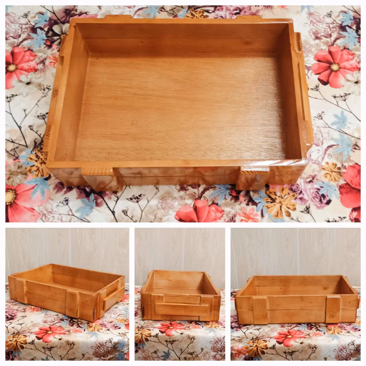 باکس چوبی  طرح جعبه مهمات