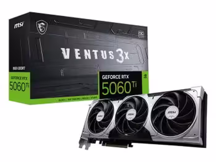 کارت گرافیک ام اس آی مدل GeForce RTX 5060 Ti 8G VENTUS 3X OC
