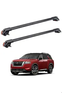نوار محافظ خودرو مشکی NISSAN PATHFINDER 2021 2025 TRX1 CARRIER LOCKED SEARFALL CABER BAR Thunder