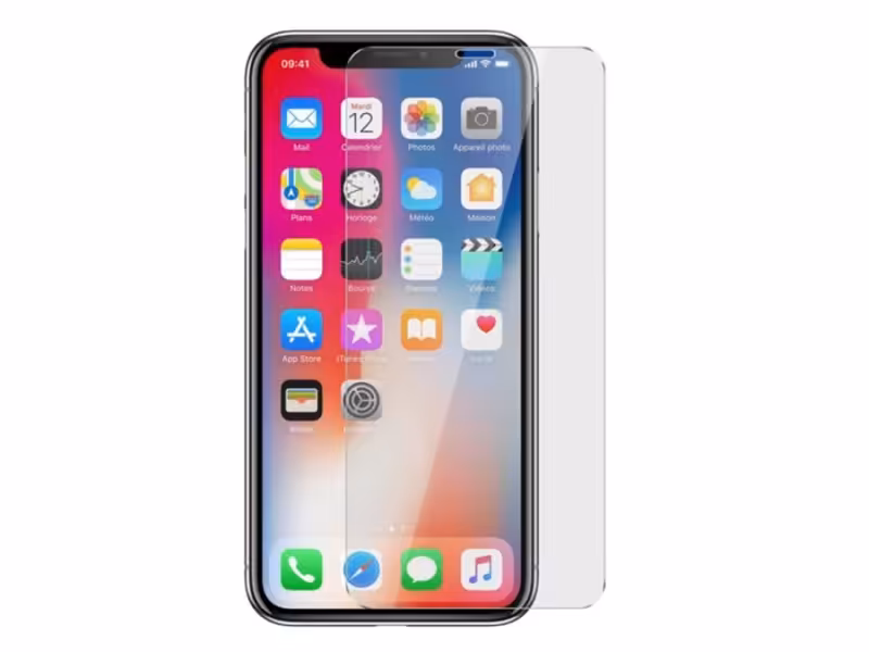 محافظ صفحه شیشه ای راک آیفون Rock Glass iPhone X/XS