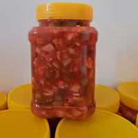 ترشی گوجه 1 کیلویی خانگی