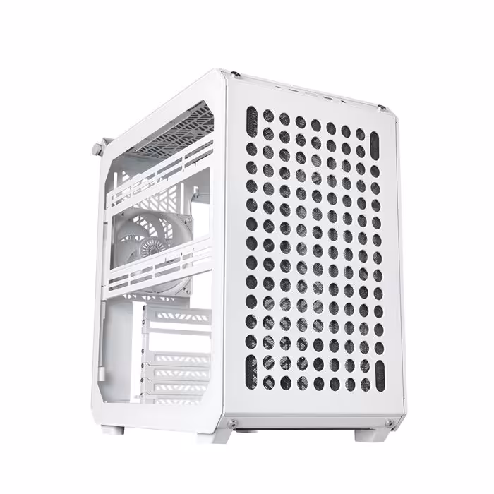 کیس گیمینگ کولر مستر سفید Case Cooler Master QUBE 500